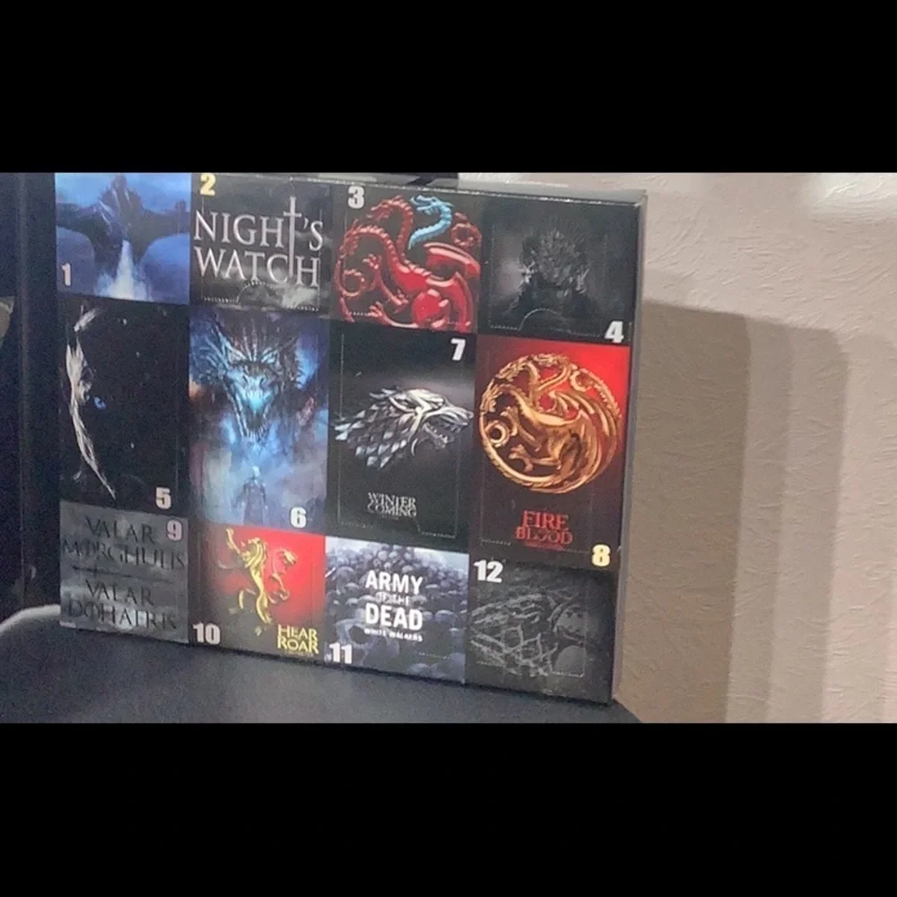 HBO Game of Thrones NEW - Shoe size 6-12 - 12 day Sock Surprise box - open doors